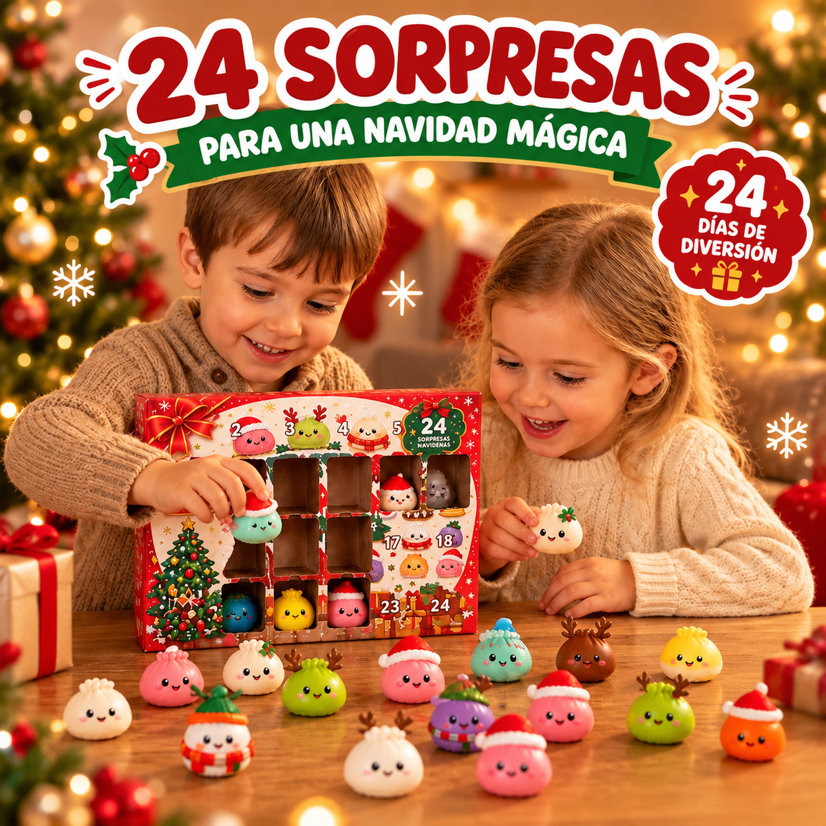 MerrySquish™ — La cuenta regresiva más tierna.