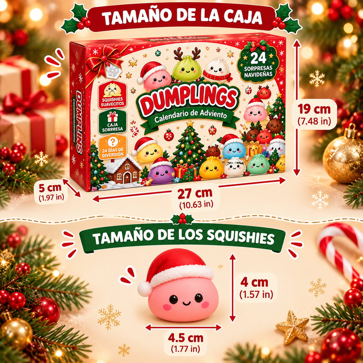 MerrySquish™ — La cuenta regresiva más tierna.
