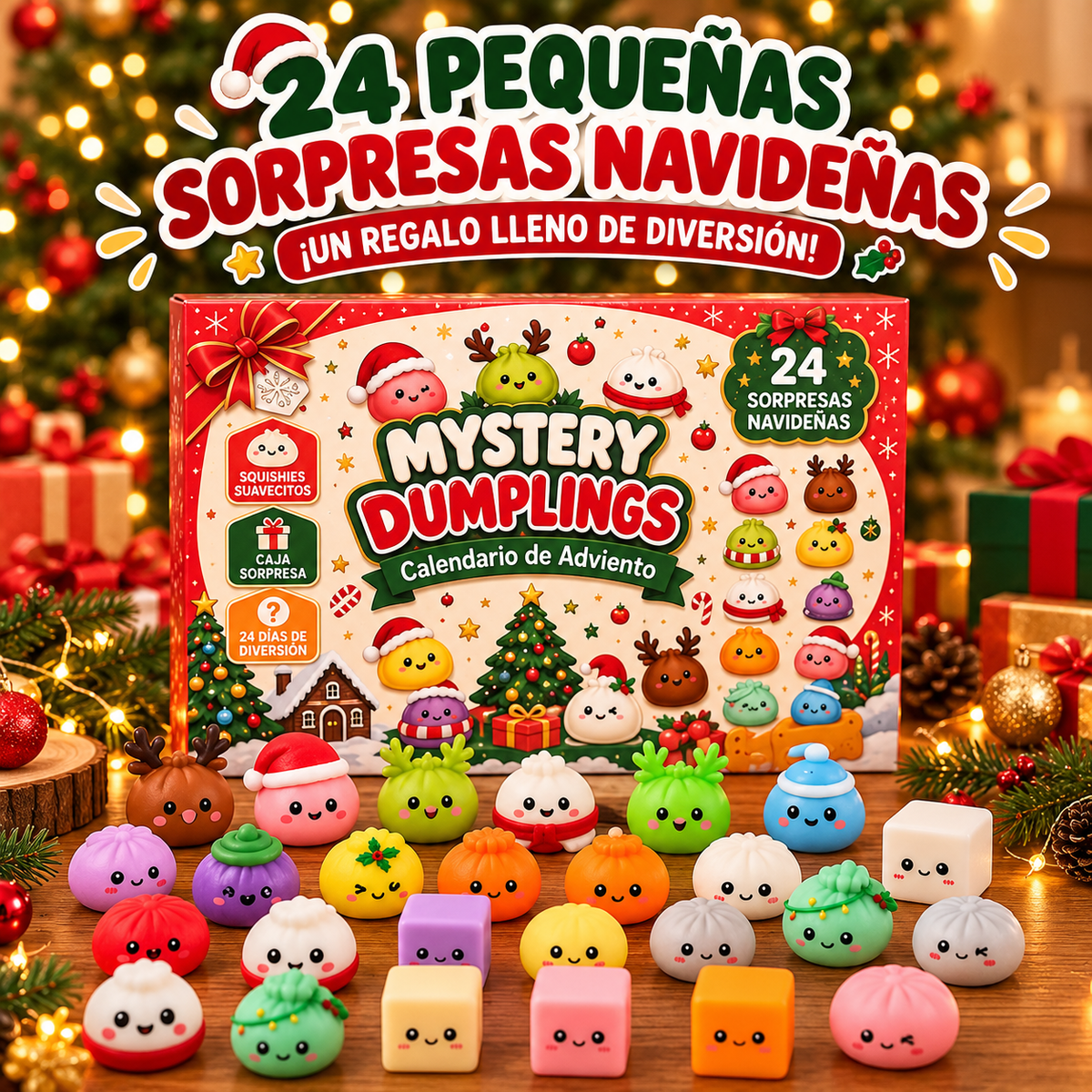 MerrySquish™ — La cuenta regresiva más tierna.