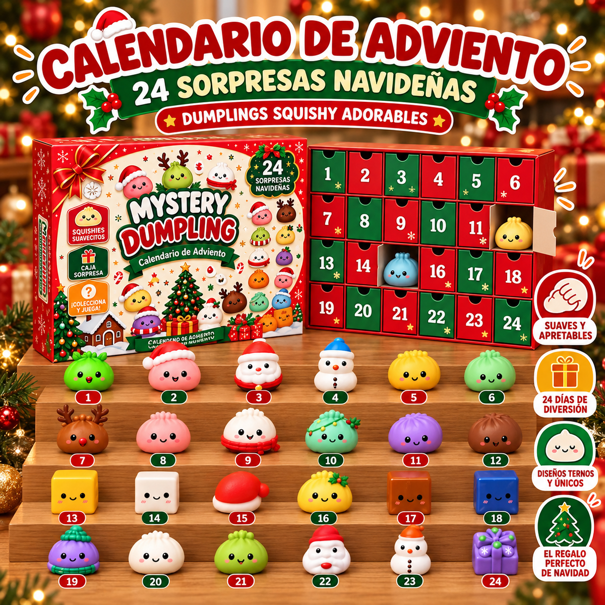 MerrySquish™ — La cuenta regresiva más tierna.