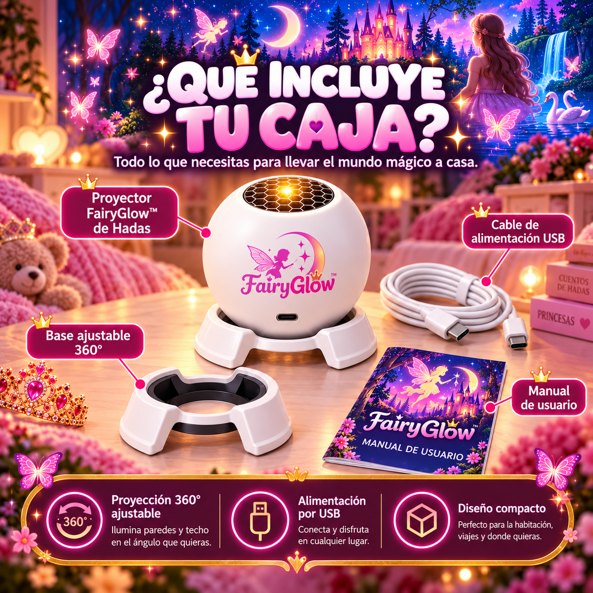 FairyGlow™ | Transforma su Habitación en un Mundo de Fantasía