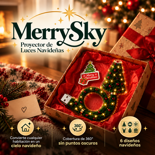 MerrySky™ | Proyector de Luces Navideñas