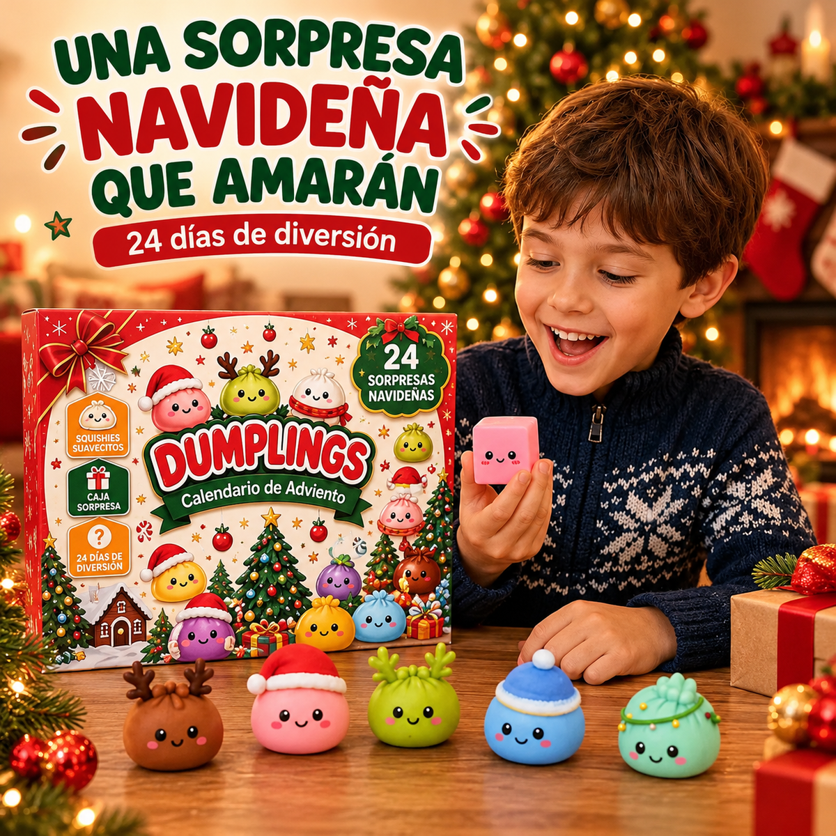 MerrySquish™ — La cuenta regresiva más tierna.